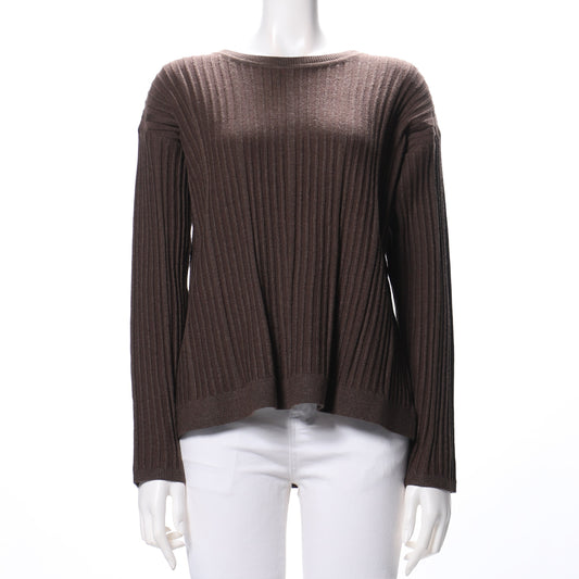 バックテールデザインリブニット