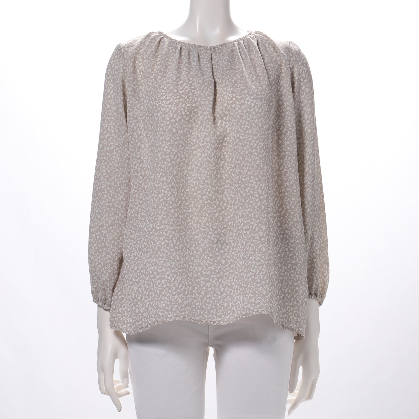 ギャザーデザインブラウス