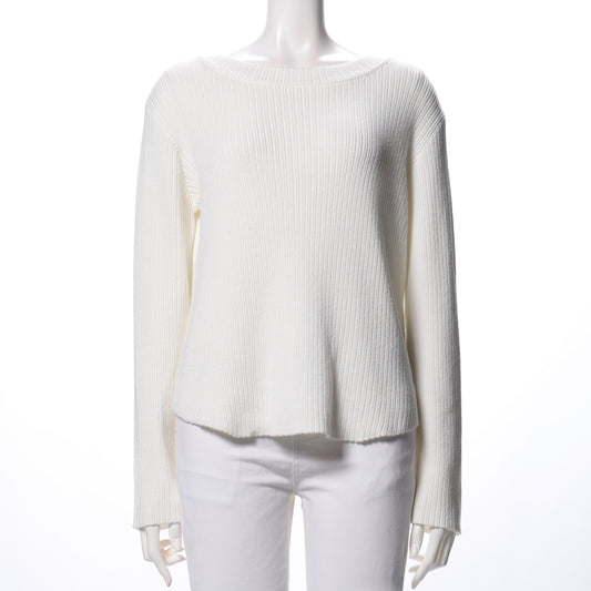 ボートネックドロップショルダーニット