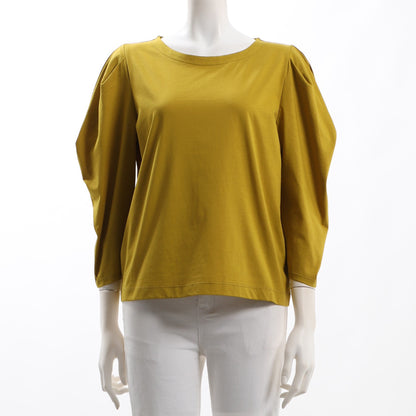 袖タックカットソー