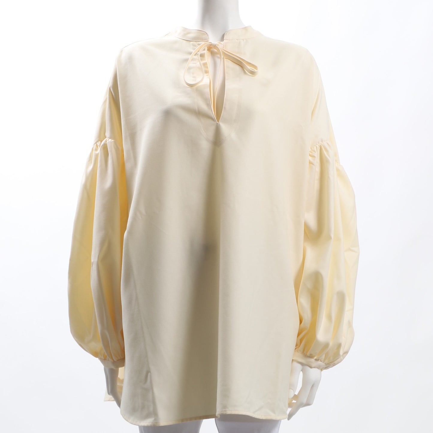 2WAYドロップショルダーパフスリーブブラウス