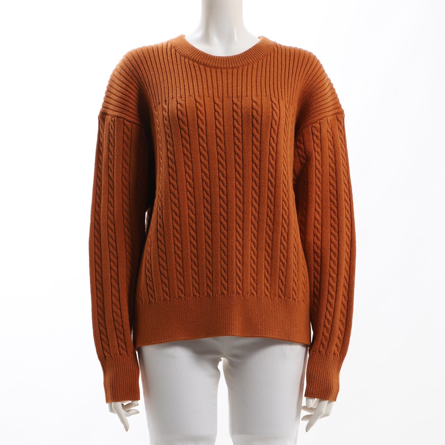 異なる編み地ニット