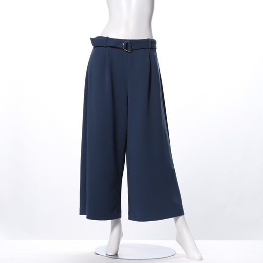 Dカンベルト付きガウチョパンツ