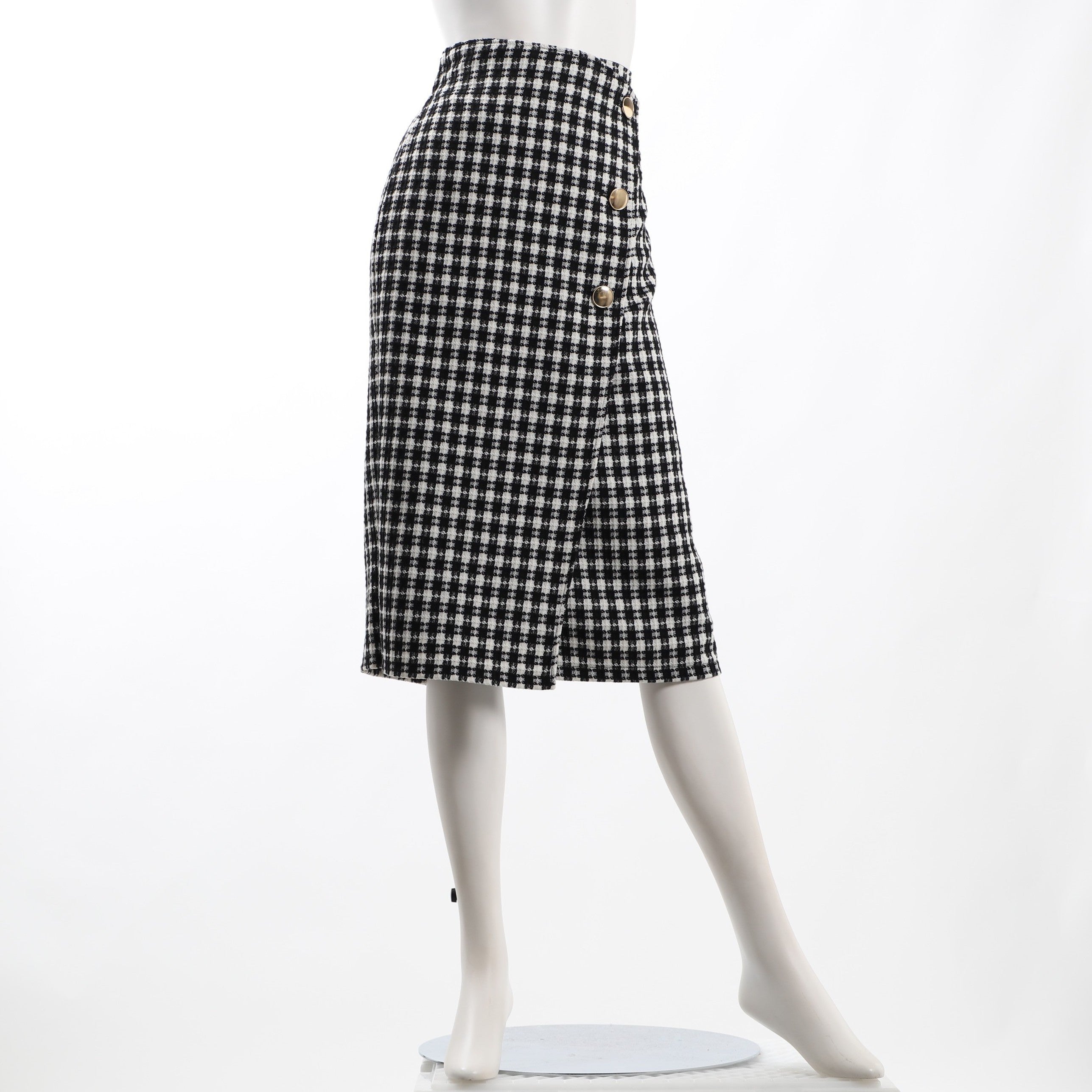 ツイードラップ風タイトスカート