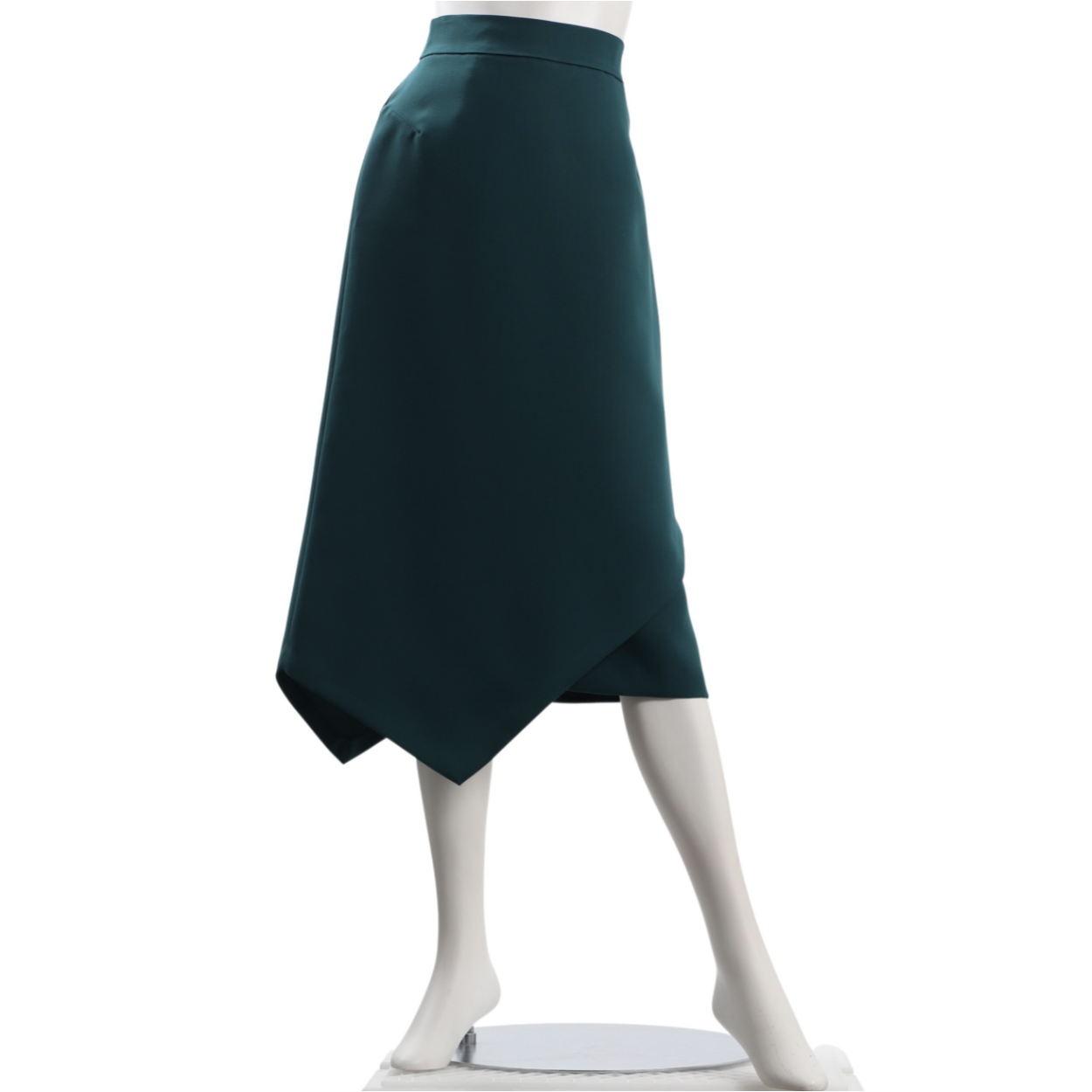 イレギュラーヘムセミタイトスカート