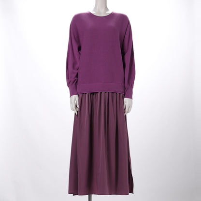 ニットドッキングワンピース