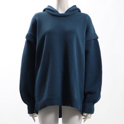 ボリュームスリーブフーディニット