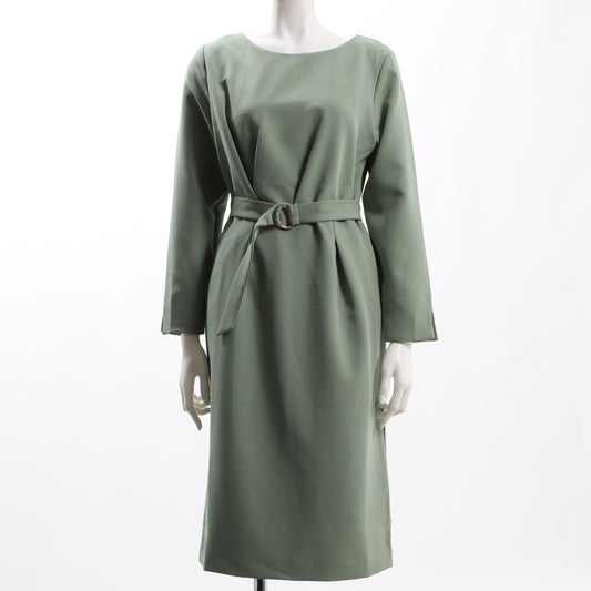 ウエストベルトデザインワンピース