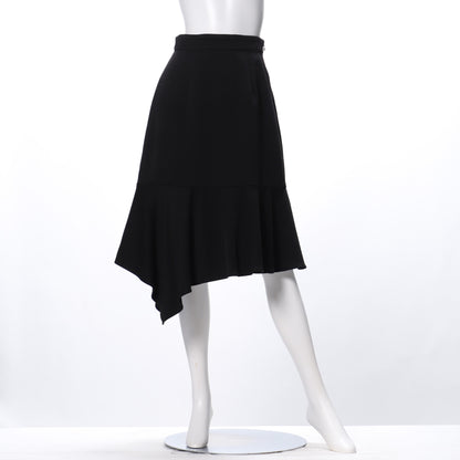 アシンメトリーヘムトランペットスカート