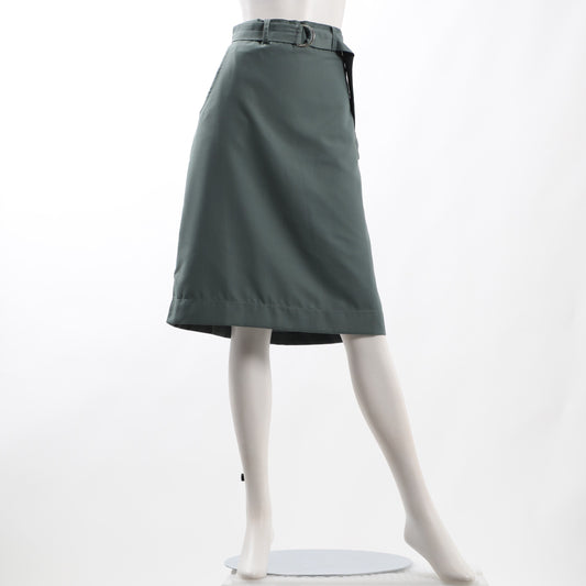Dカンベルト付きタイトスカート