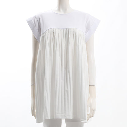 プリーツ切り替えAラインカットソー