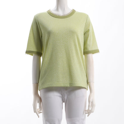 ラメリブチュールカットソー