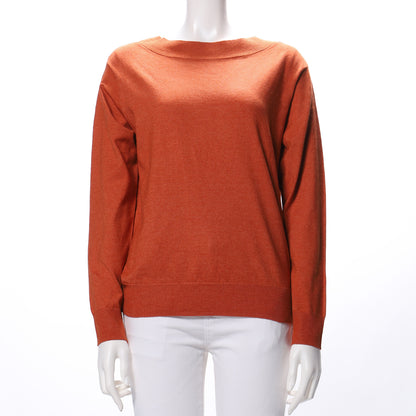 シンプルデザインドロップショルダーニット