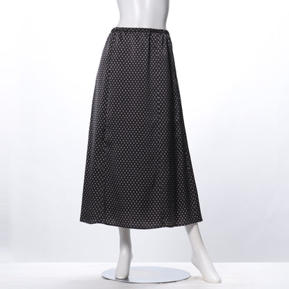 プロヴァンスサテンプリント総柄フレアスカート