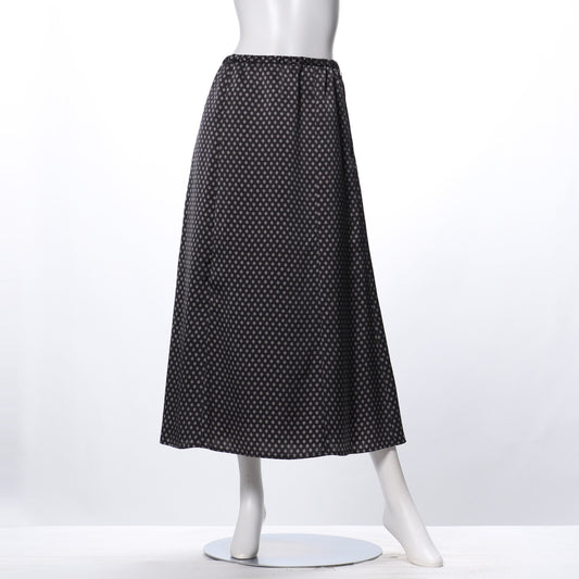 プロヴァンスサテンプリント総柄フレアスカート