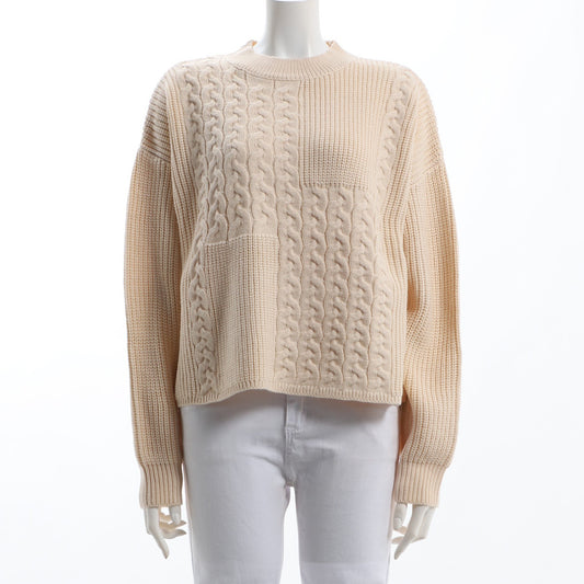 ケーブル切り替えローゲージニット