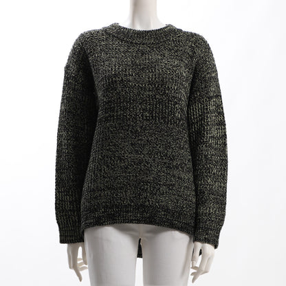 糸MIX WAVE編みローゲージニット