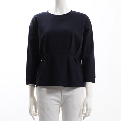 ペプラムデザインクルーネックカットソー