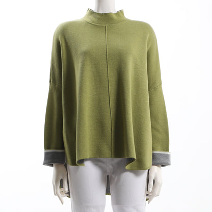 リバーシブルポンチョ風プルオーバー