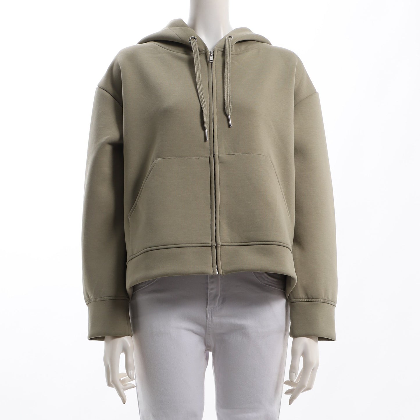 バックペプラムフリルフーディ