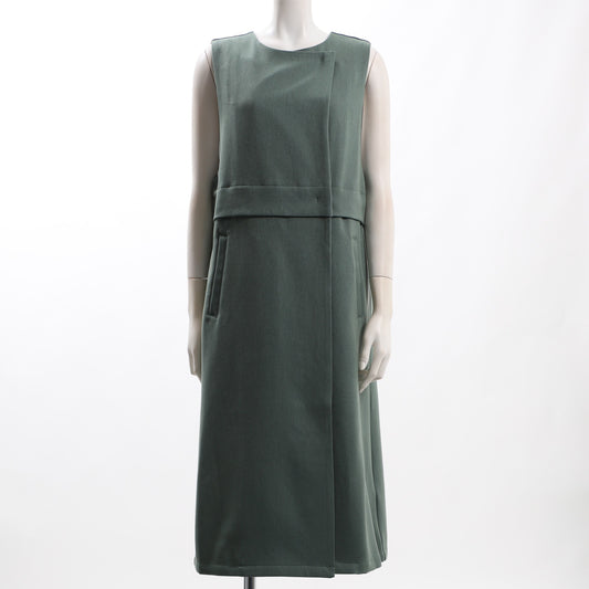 ウールライクポリエステルツイルジャンパースカート