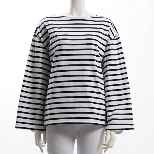 ゆったりお袖ボーダーカットソー