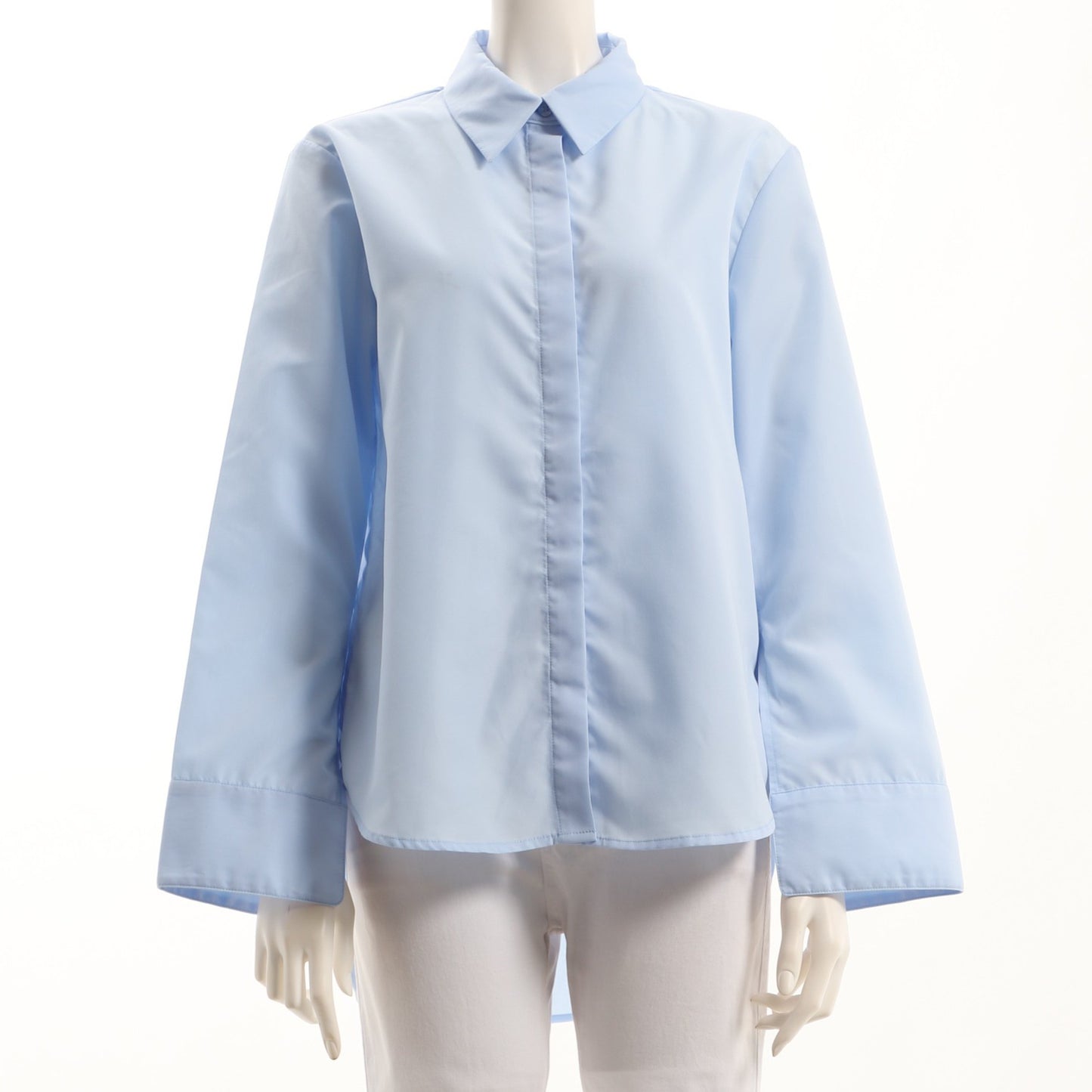 スリットスリーブバックテールシャツ