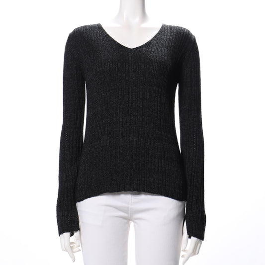 MIX混スリット袖リブニット