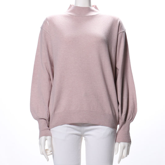 ボリュームスリーブハイネックニット