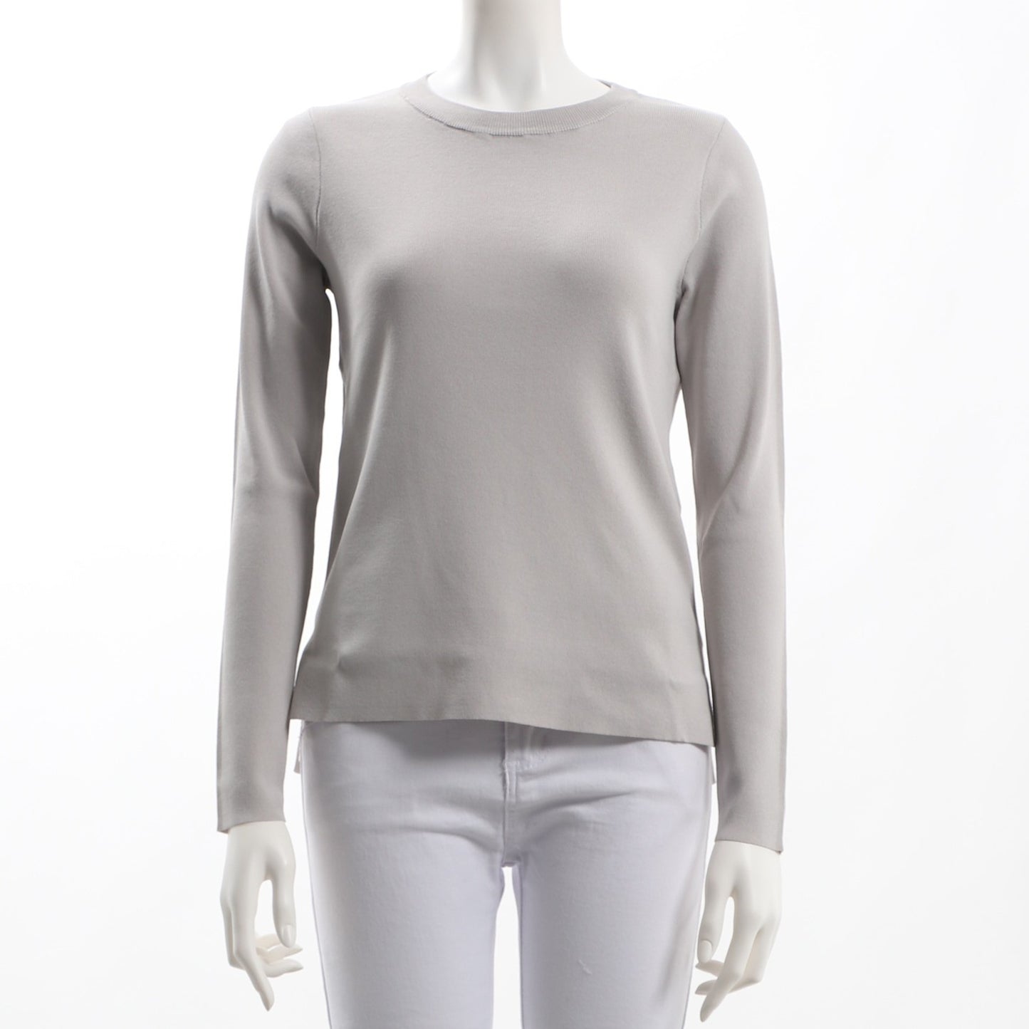 クルーネックシンプルニット