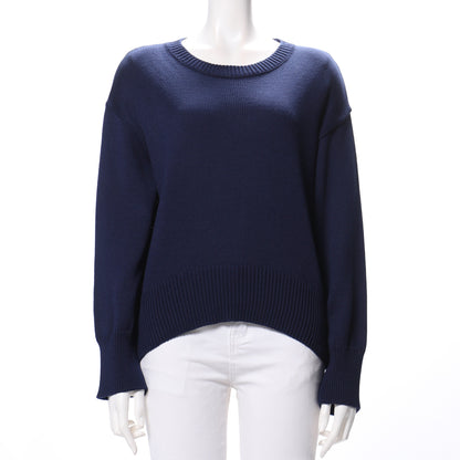 ラウンドネックドロップショルダーニット