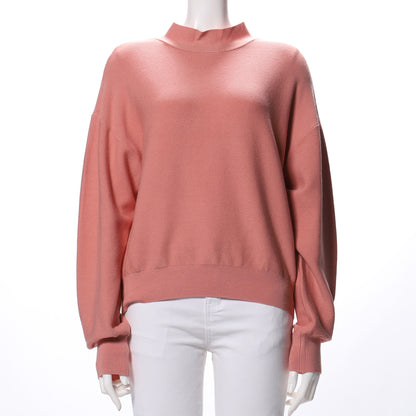 後ろリボンデザインドロップショルダーニット