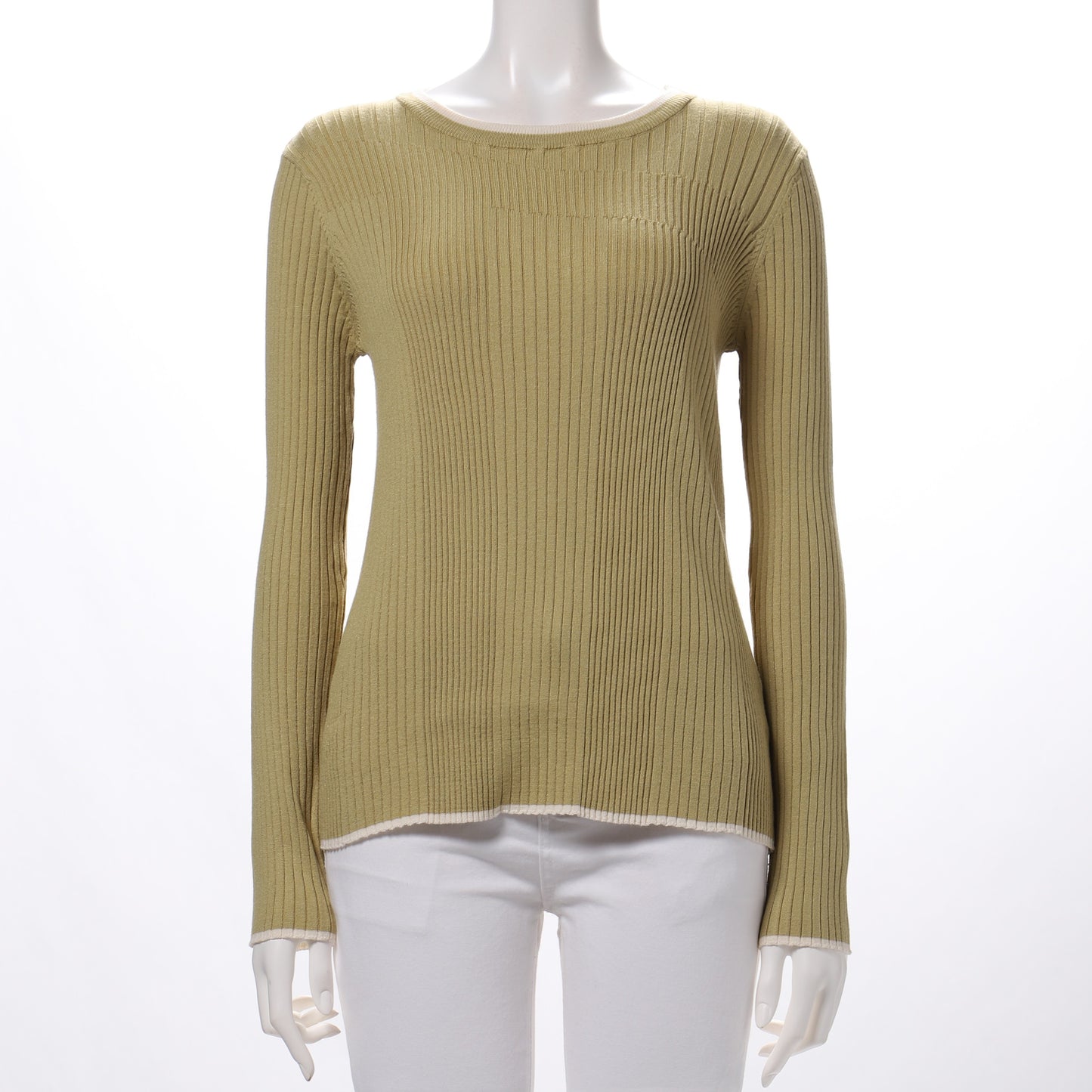 イレイブ配色ラインリブニット