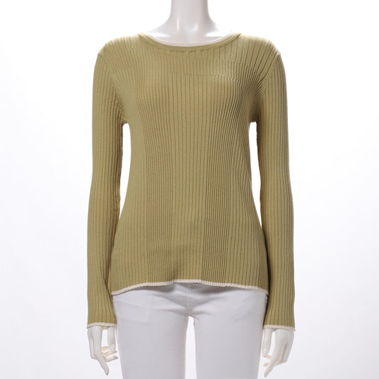 イレイブ配色ラインリブニット