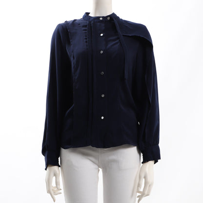 アシンメトリーフロントデザインブラウス