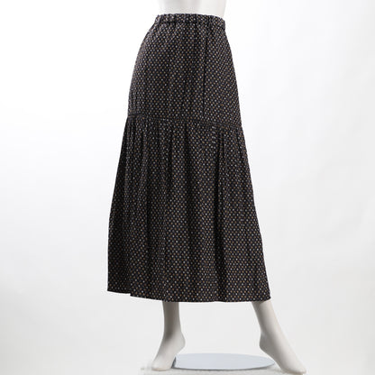 スクエアドットプリント総柄スカート