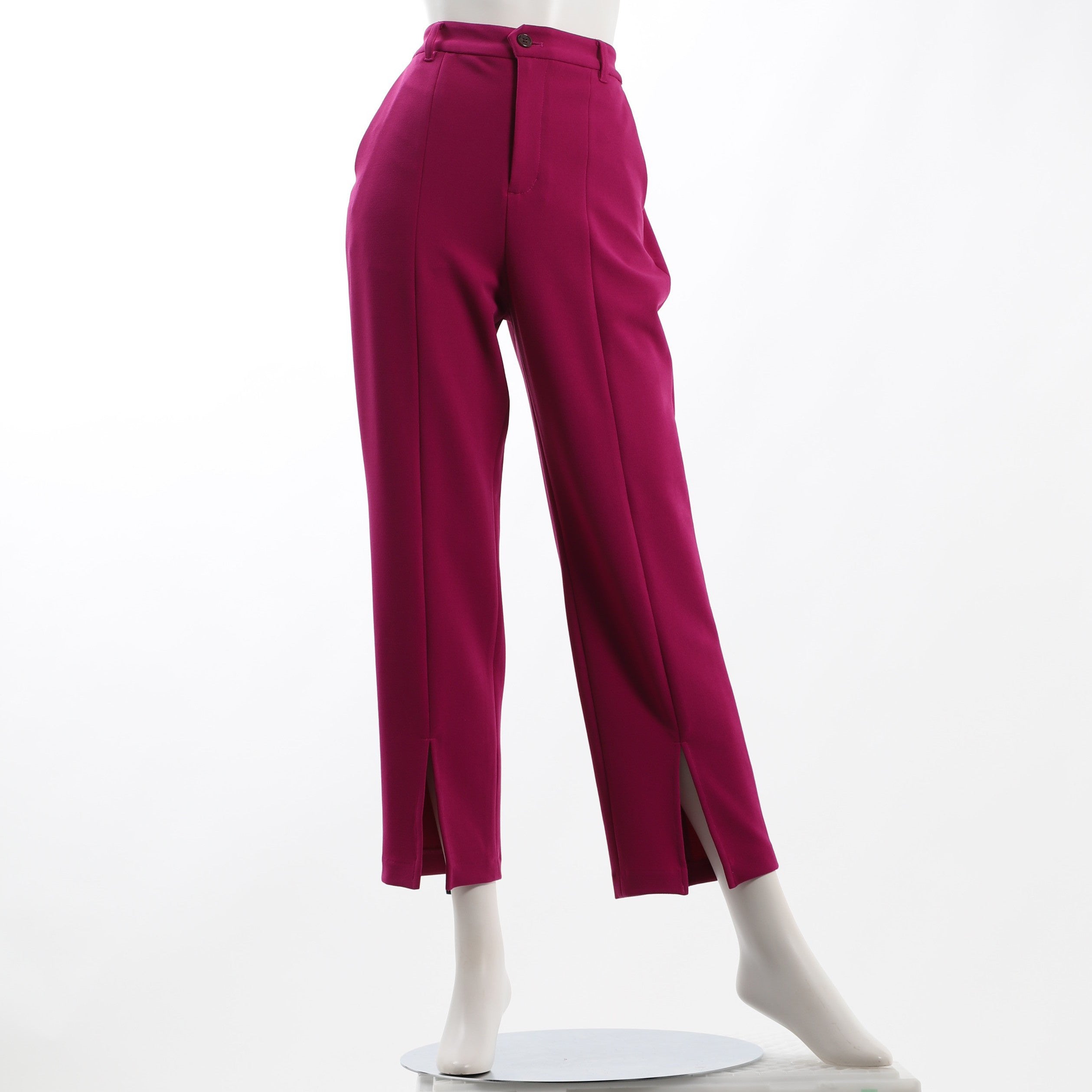 フロントスリットストレートパンツ