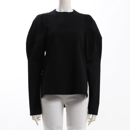 パフスリーブクルーネックカットソー