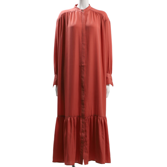 ティアードデザインシャツワンピース