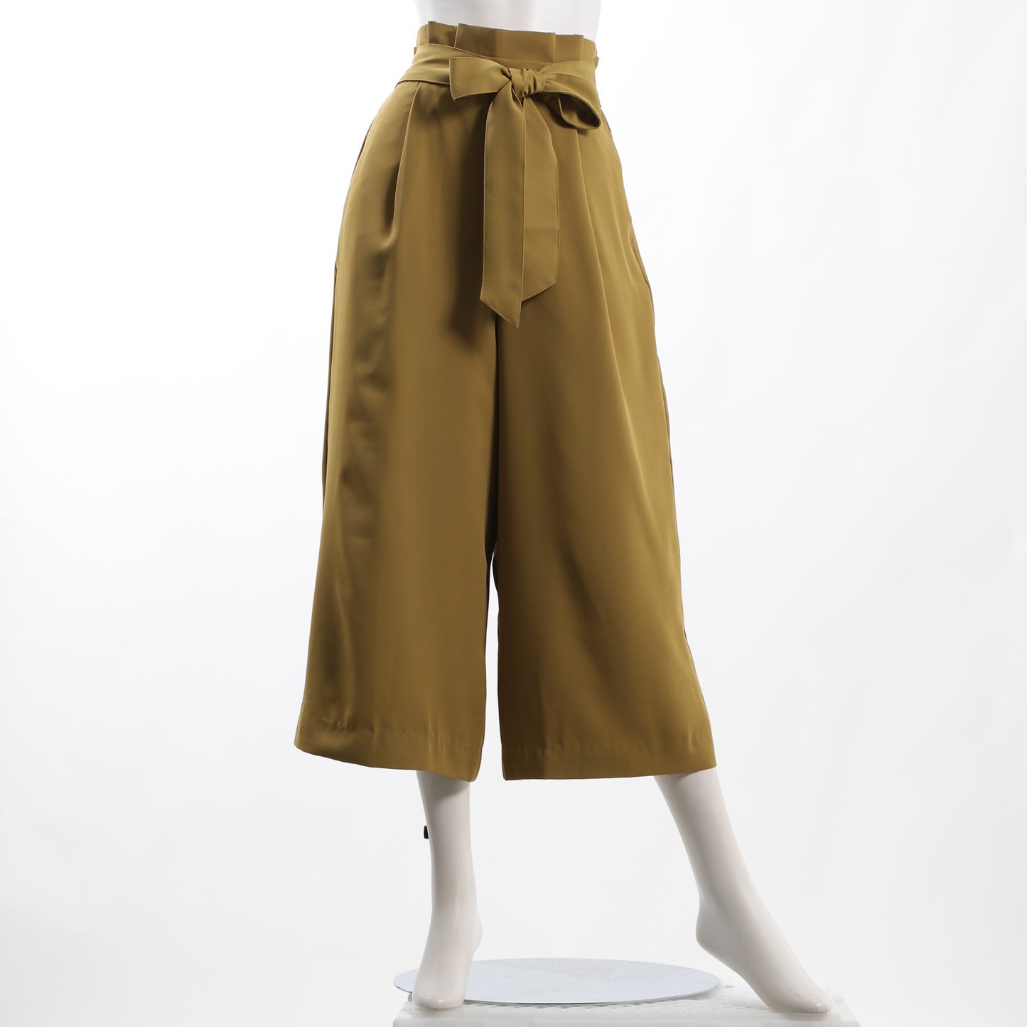 ウエストリボンフレアパンツ