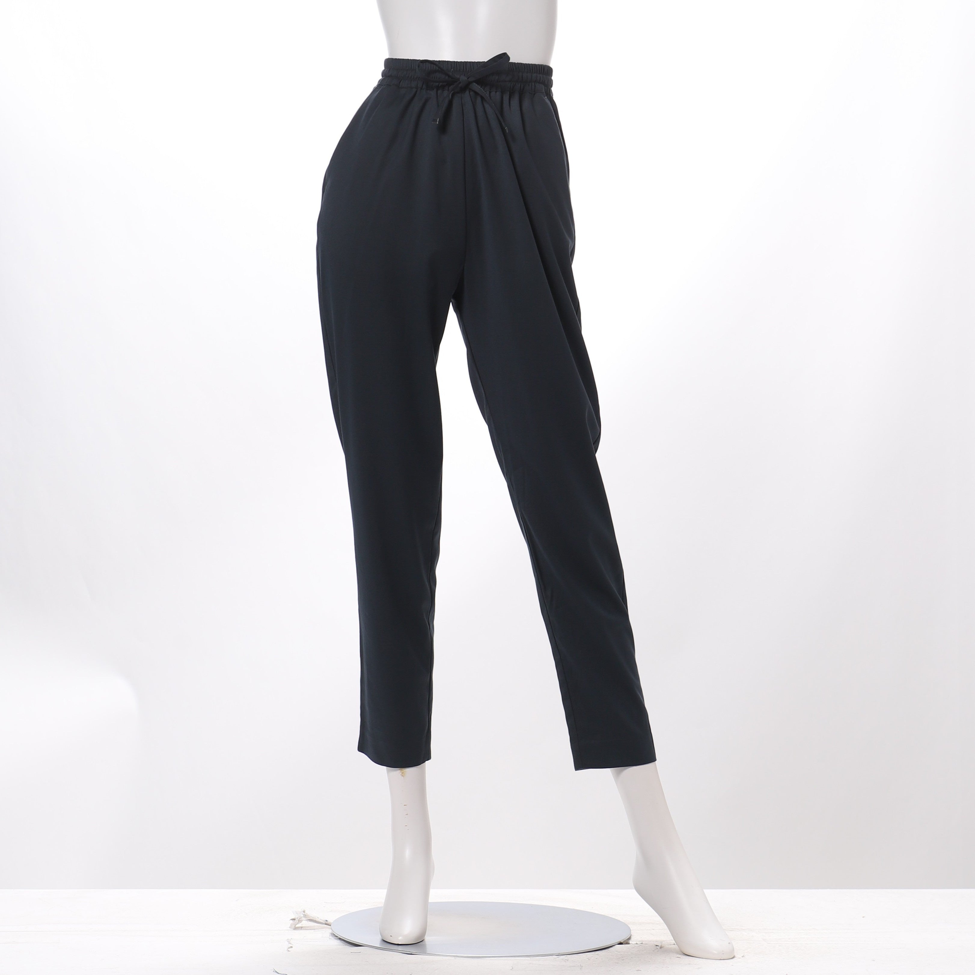 ウエストゴムドロストテーパードパンツ