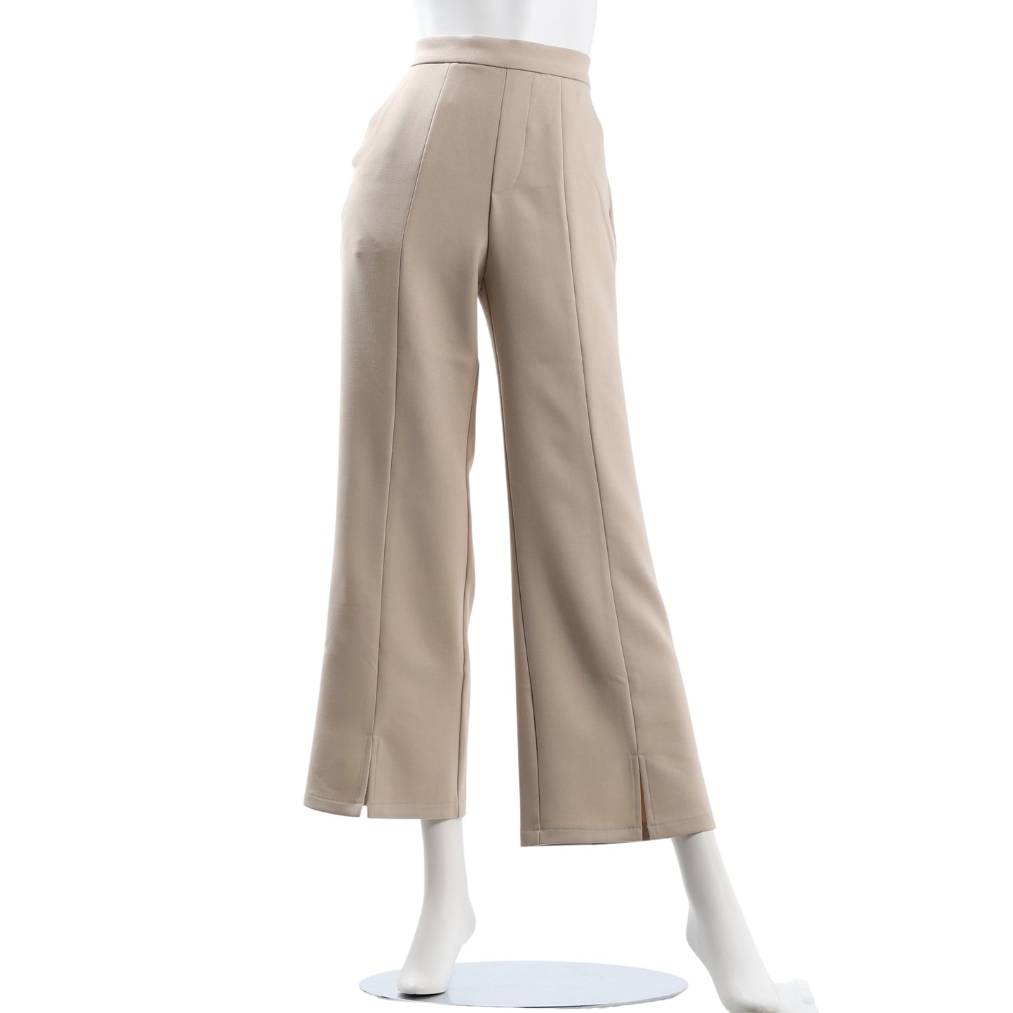 サキソニー風フロントスリットフレアパンツ