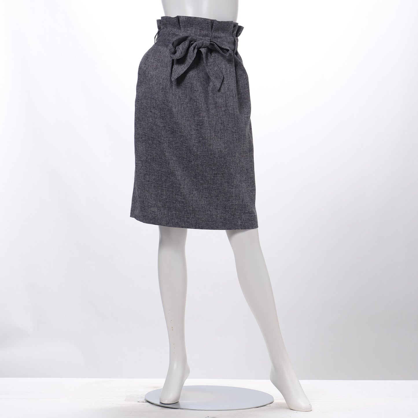 リボンベルト付きタイトスカート