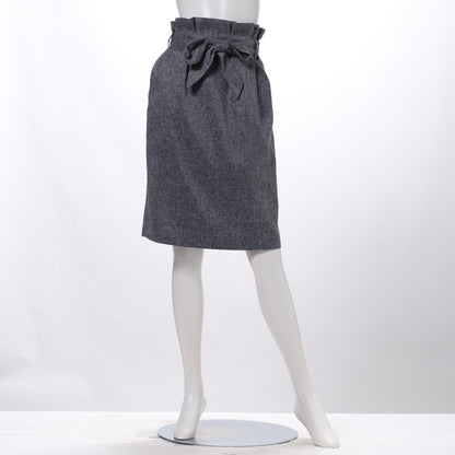 リボンベルト付きタイトスカート