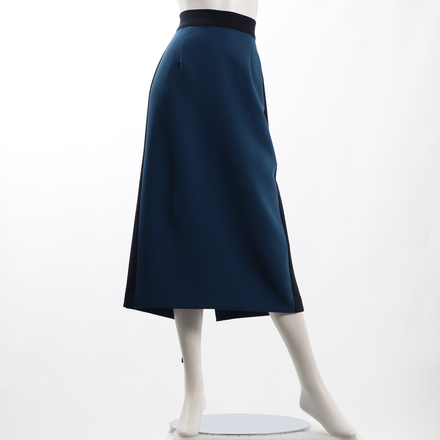 バイカラー切り替えバックスリットタイトスカート