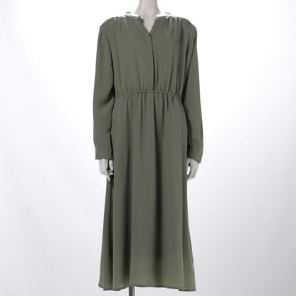 オープンフロントネックワンピース