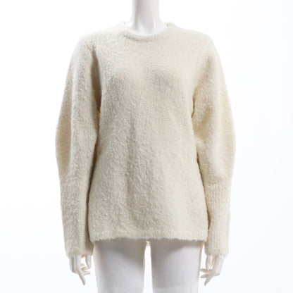 メランジロングリブニット