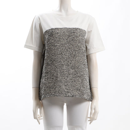 ツイード見えドッキングTシャツ