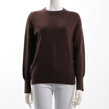 お袖スリットクルーネックニット