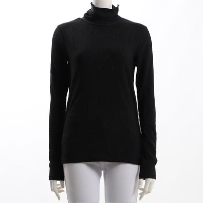 凹凸生地メローネックカットソー